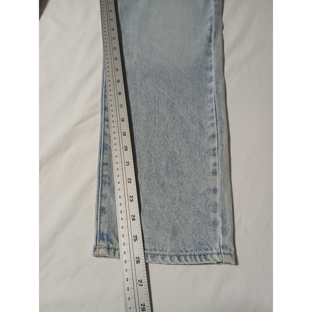 Veronica Beard Arya Straight High Rise Elastic Waist Jeans Cascade Sun 29 - Picture 9 of 9